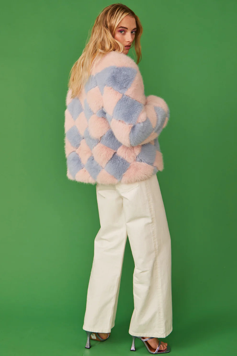 Pink & Blue Diamond Jacket
