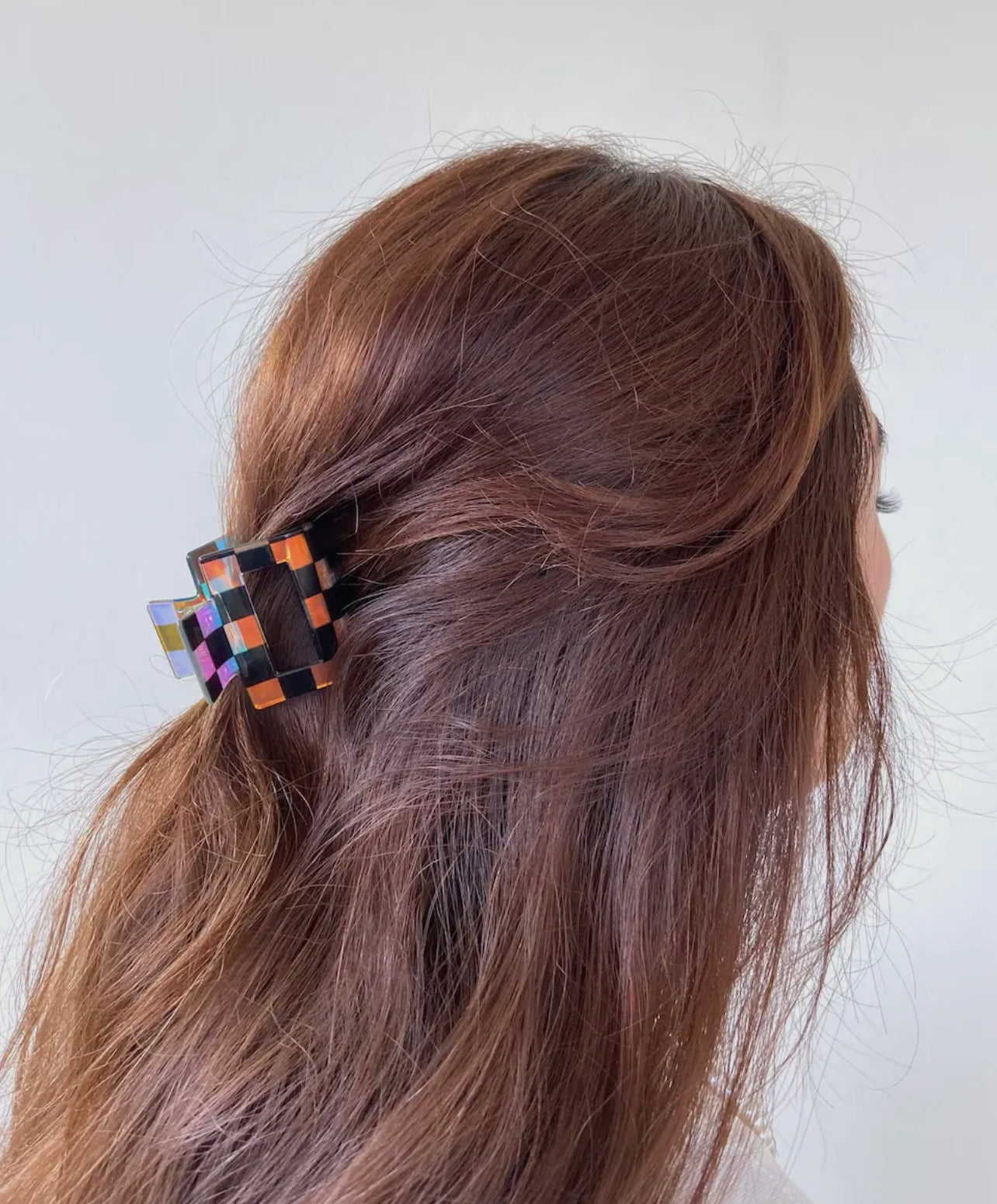 Chequered Hair clip