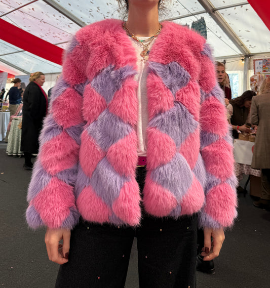 Pink & Lilac Diamond Jacket