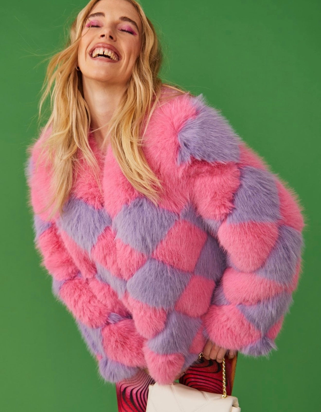 Pink & Lilac Diamond Jacket